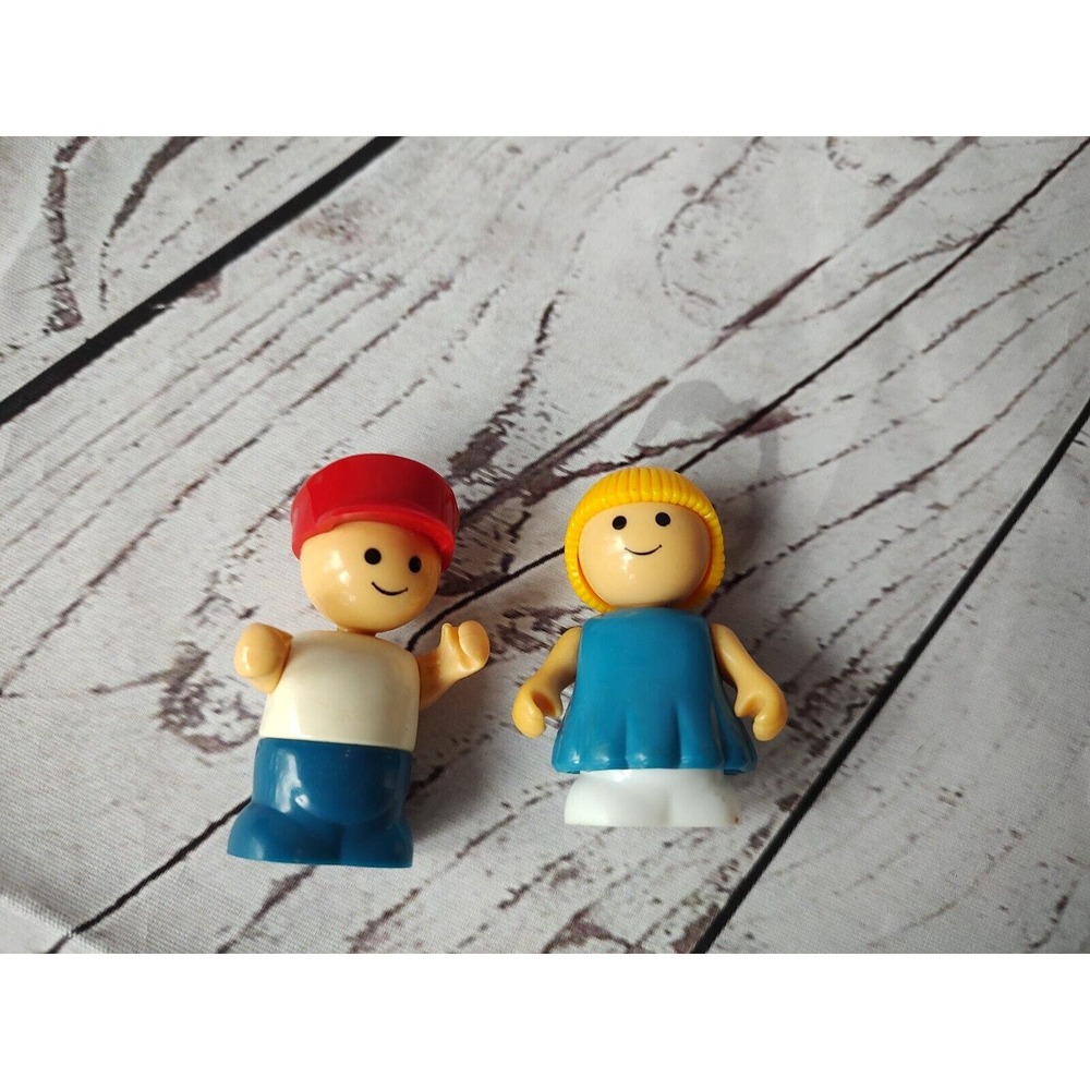 Vintage Playskool Lil Playmates Lot Of 3 Figures Boy Girl